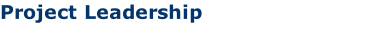 Project Leadership
