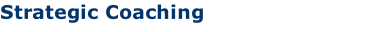 Strategic Coaching